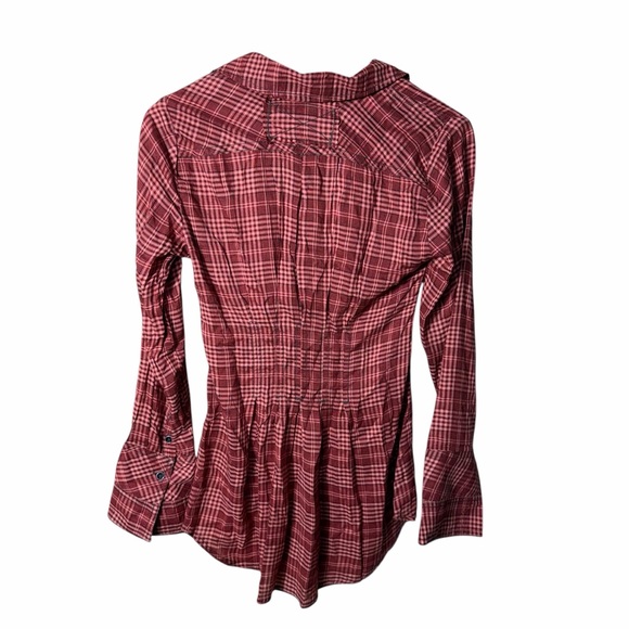 We The Free Catalina Remade Plaid Long Sleeve Top Size XS - Picture 6 of 15